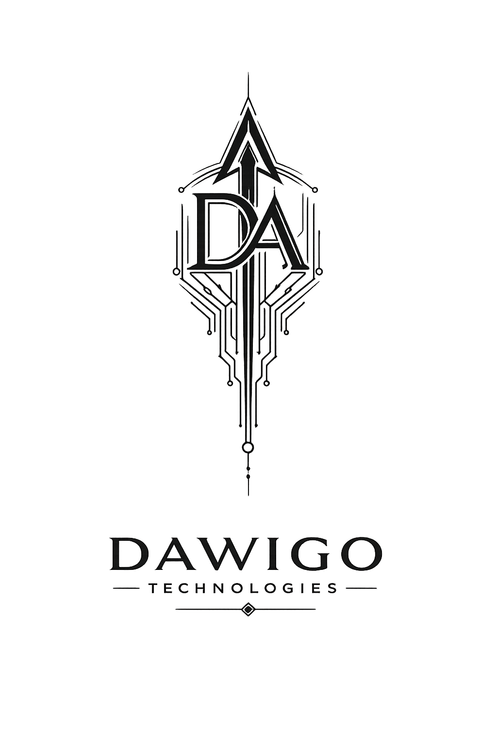 Emblema tecnológico de DAWIGO Technologies